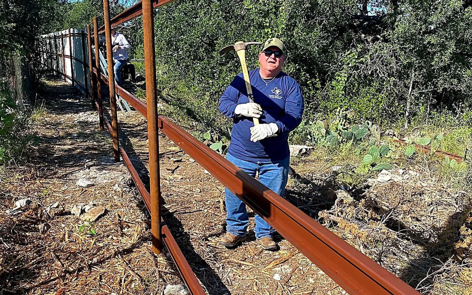 Fence crew installation