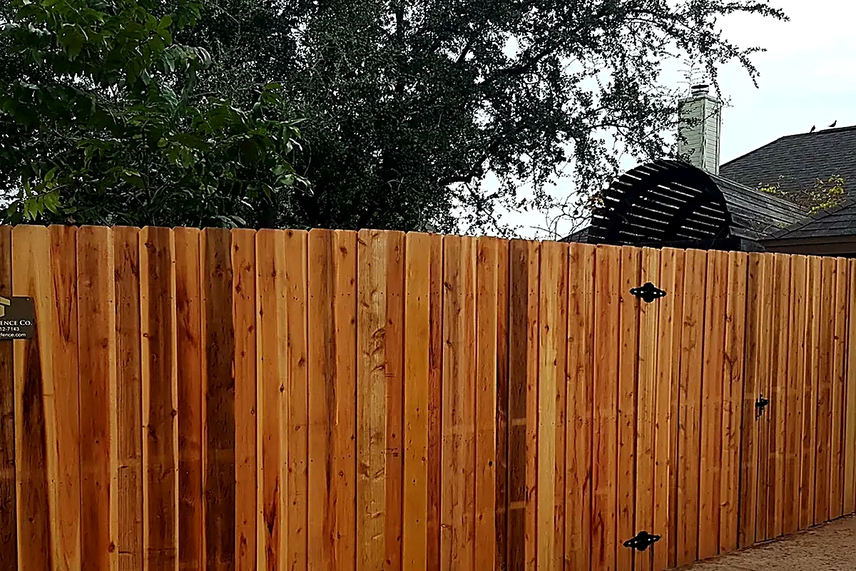 TRITEX cedar privacy fence project